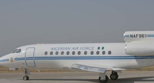 NAF jet presidential aircraft