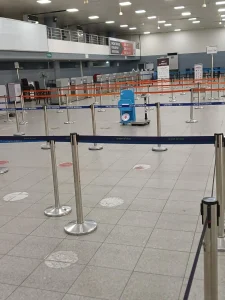 Nnamdi Azikiwe International Airport NAIA Counter complely empty