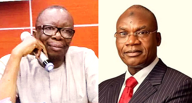 ASUU Chairman, Emmanuel Osodeke and Minister of Education, Tahir Mamman