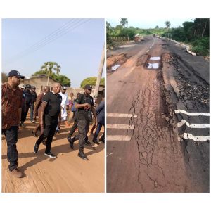 Road constructed by Senator Orji Uzor Kalu gets washed off by rain few months after it was commissioned 1718737615