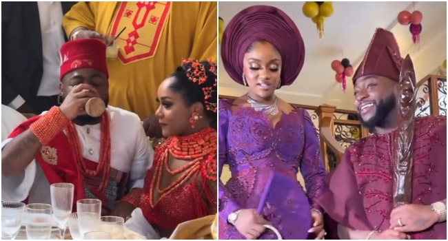 chioma davido wedding 2