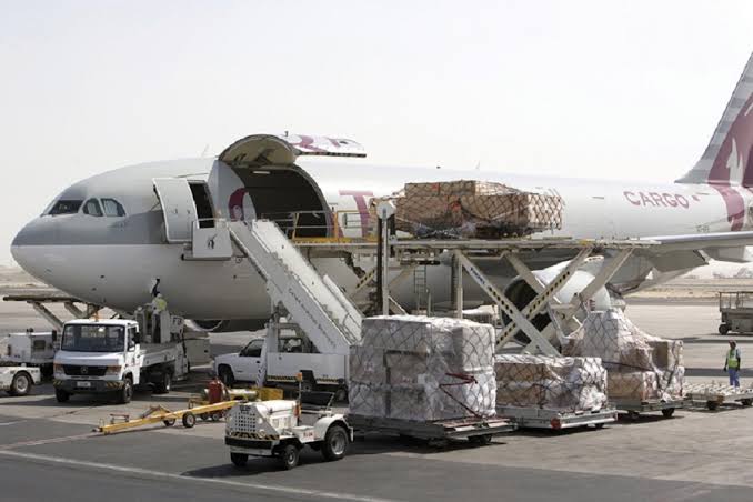 A cargo plane