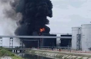 Fire razes section of Dangote Refinery