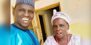 75-year-old, Hauwa’u Adamu, is the mother of the renowned Hausa singer, “Dauda Kahutu Rarara”.