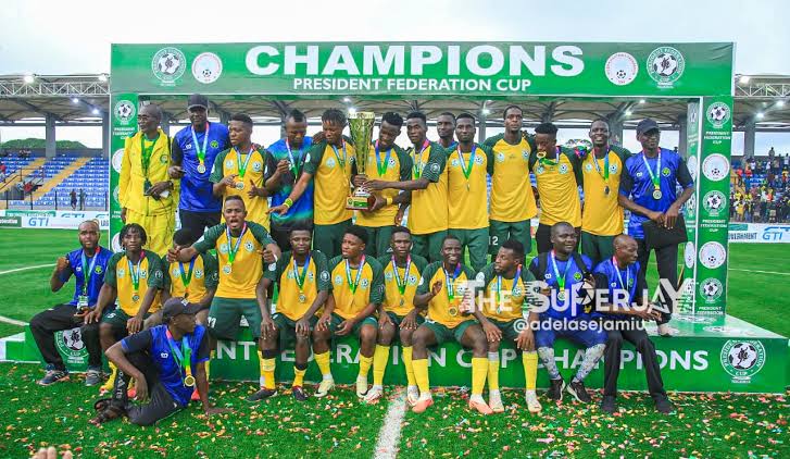 El-kanemi Warriors, winners of 2024 President Federation Cup