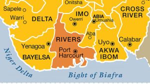 Map of rivers state