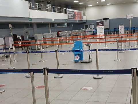 Labour shut down airport