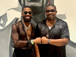 Nigerian music stars, D’banj and Don Jazzy