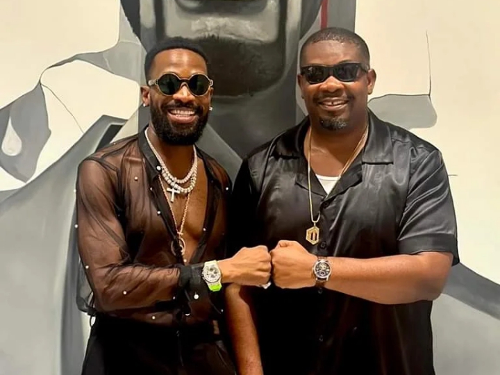 Nigerian music stars, D’banj and Don Jazzy