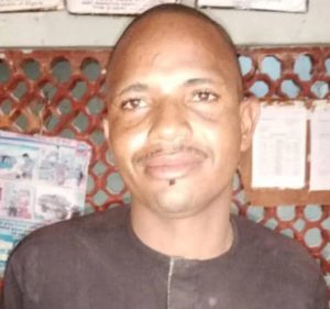 The arrested leader of a notorious terrorist gang, Haruna Mohammed