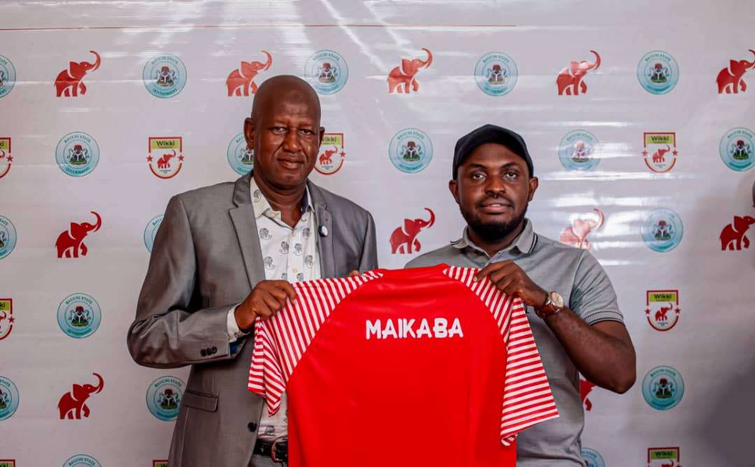 Official unveiling of Abdu Maikaba as the head coach of Wikki Tourists Football Club FC of Bauchi State