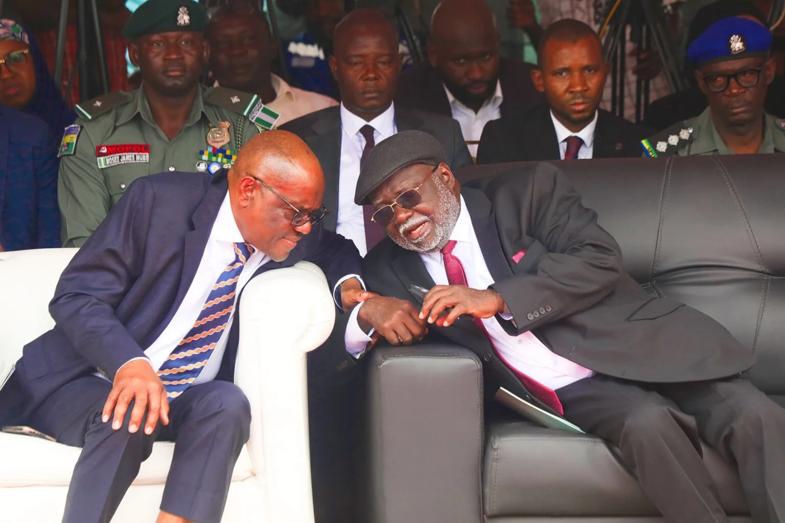 FCT Minister, Nyesom Wike and Chief Justice of Nigeria, Justice Olukayode, Ariwoola