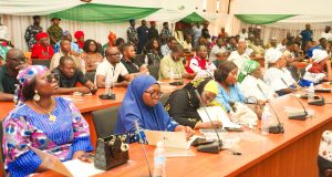Cross section of stakeholders at a town hall meeting against nationwde protest in Abuja e1722123140971 1536x820 1