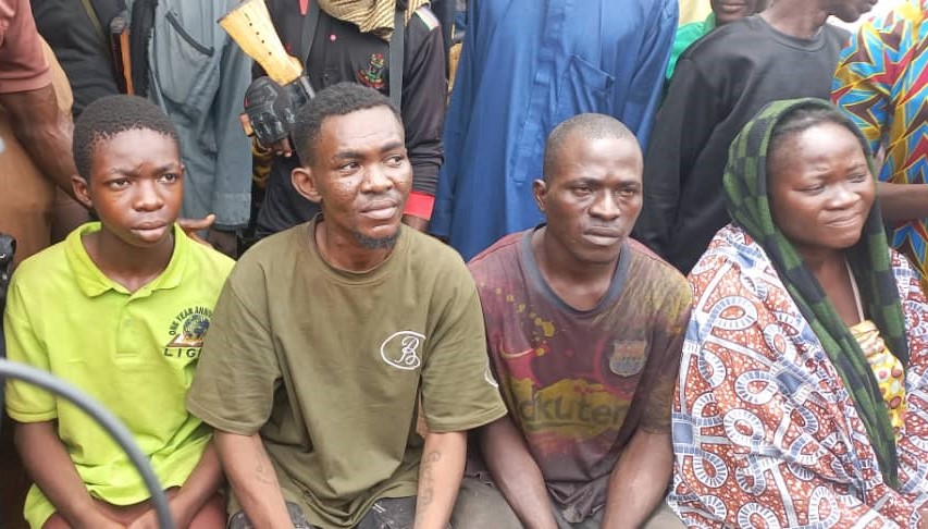 Four kidnapped victims rescued by a vigilante group in Kwali