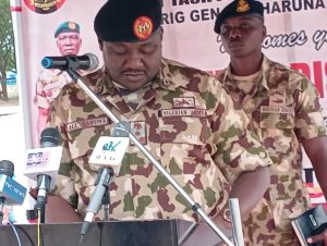 General Officer Commanding (GOC), Nigerian Army, 7 Division, Brig. Gen. Abubakar G.L Haruna