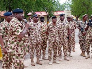 General Officer Commanding (GOC), Nigerian Army, 7 Division, Brig. Gen. Abubakar G.L Haruna