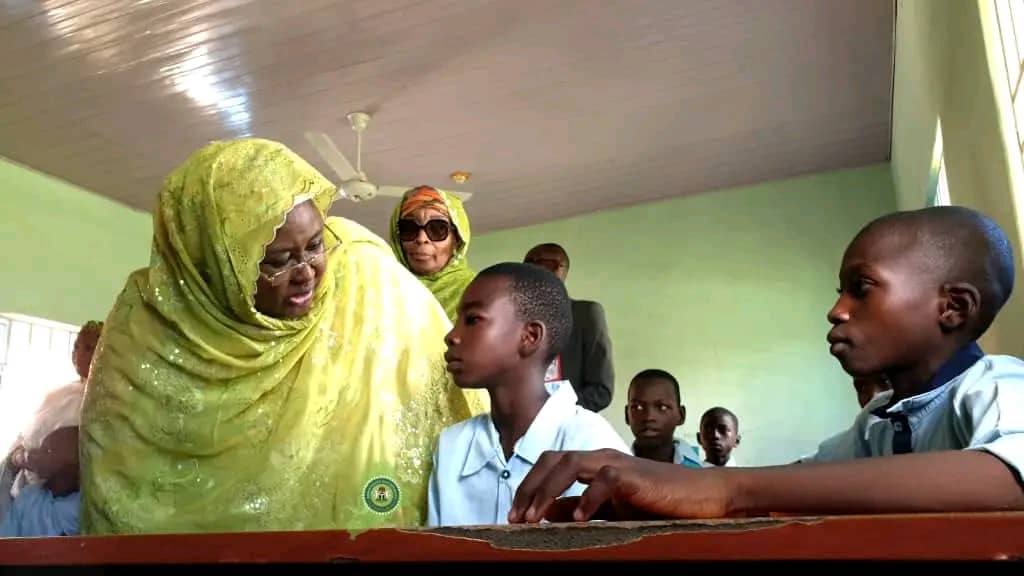 Aisha Buhari inspects Future Assured College in Maiduguri, pledges to improve learning facilities 5 IMG 20240703 WA0161