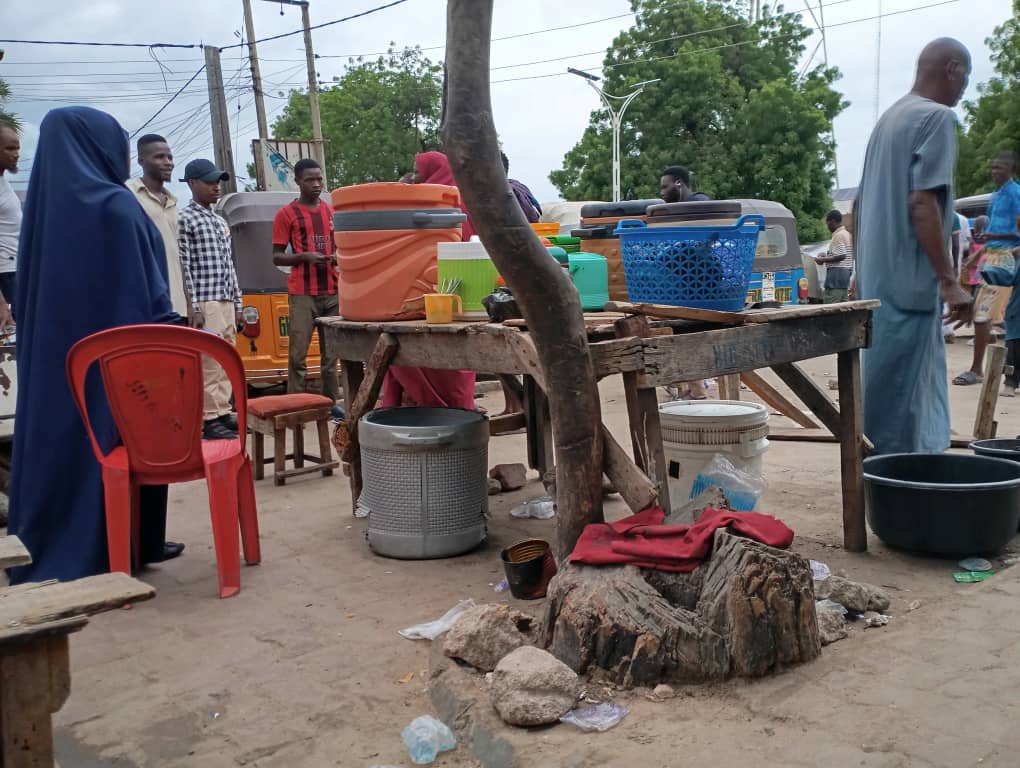 A food vendor in Maiduguri
