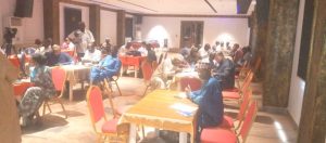 Participants at the 2 day Media Dialogue on Empowering Adolescent Girls and Young Boys to increase Retention, Transition and Completion of Schools in Sokoto. 