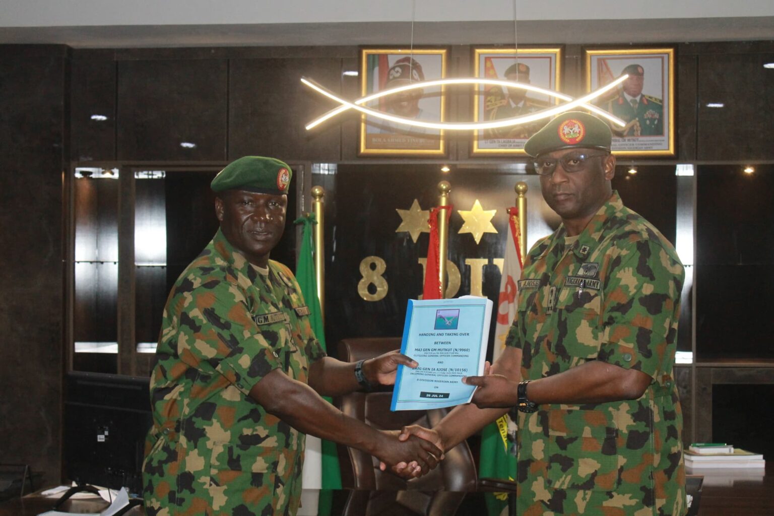 Brig. Gen. Ajose GOC 8 Division