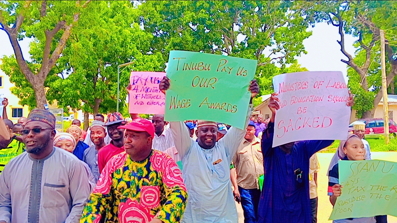 Some of the protesters