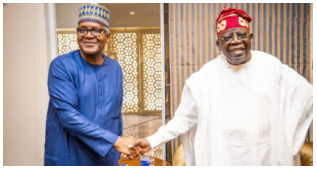 Tinubu and Dangote