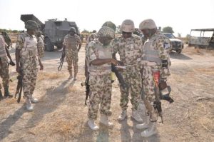 Military troops