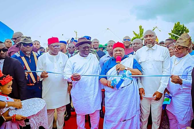 Osun State Governor, Ademola Adeleke Commissions road