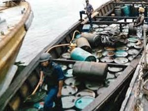 Navy Intercepts crude oil