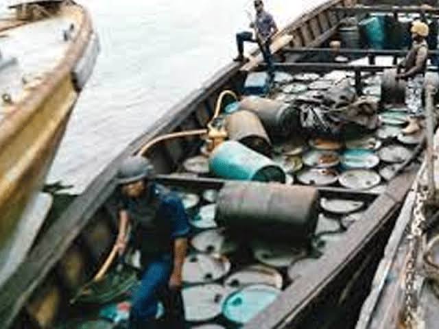 Navy Intercepts crude oil
