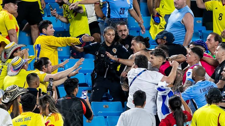 Colombia beat Uruguay to reach Copa final, players clash with fans 2 images 1 2024 07 11T133854.031