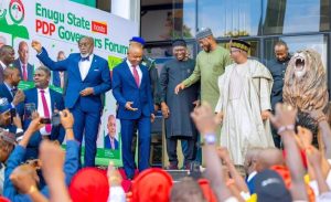 PDP Governors at a meeting in Enugu State