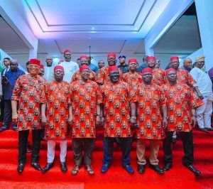 PDP Governors at a meeting in Enugu State
