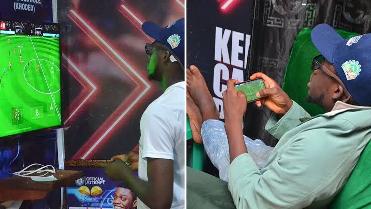 24-year-old Nigerian, Oside Oluwole, has broken a world record by continuously playing a soccer video game for three days