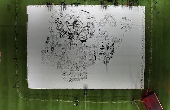 Guinness World Records (GWR) for the world’s largest drawing