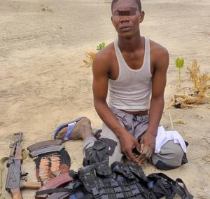 One of the surrendered Boko Haram terrorists