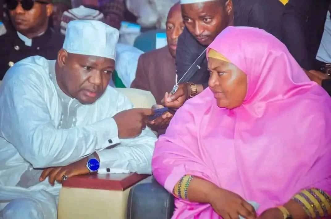 Niger State deputy governor, Yakubu Garba and his late wife, Hajiya Zainab Garba