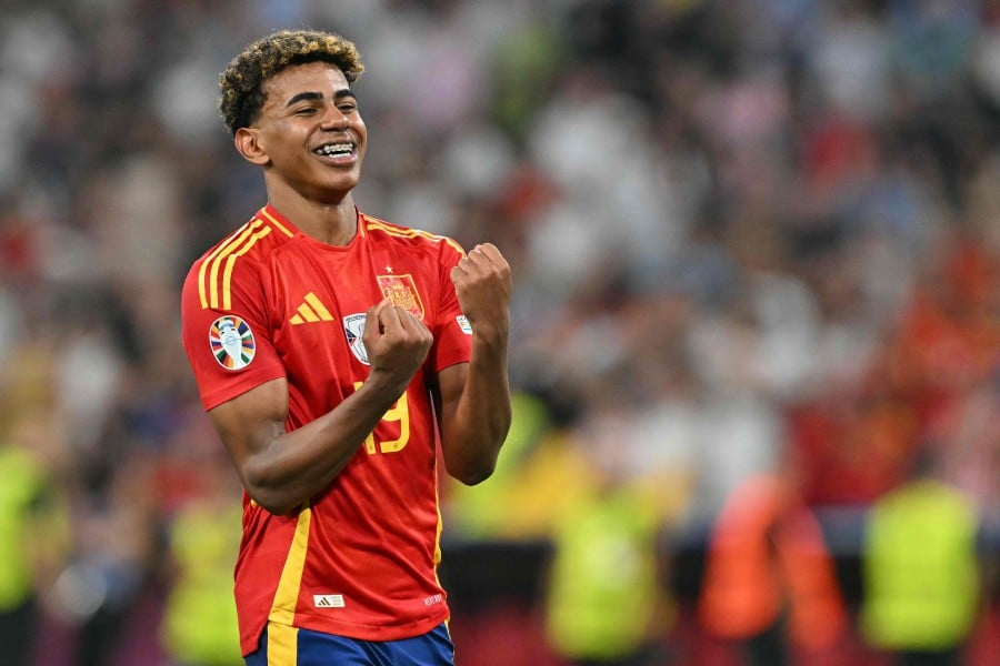 Spanish teenager Lamine Yamal