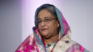 Bangladesh's prime minister, Sheikh Hasina,