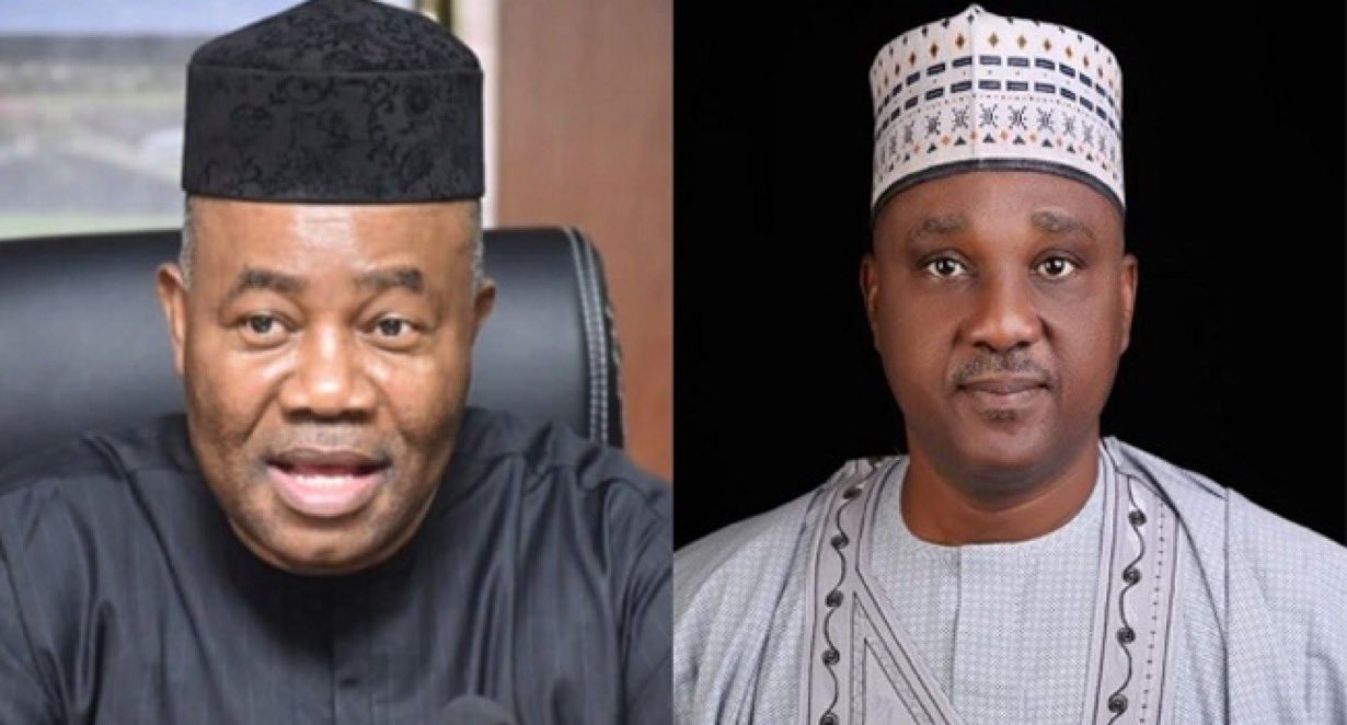 Senate President, Godswill Akpabio, and Speaker of the House of Representatives, Tajudeen Abbas