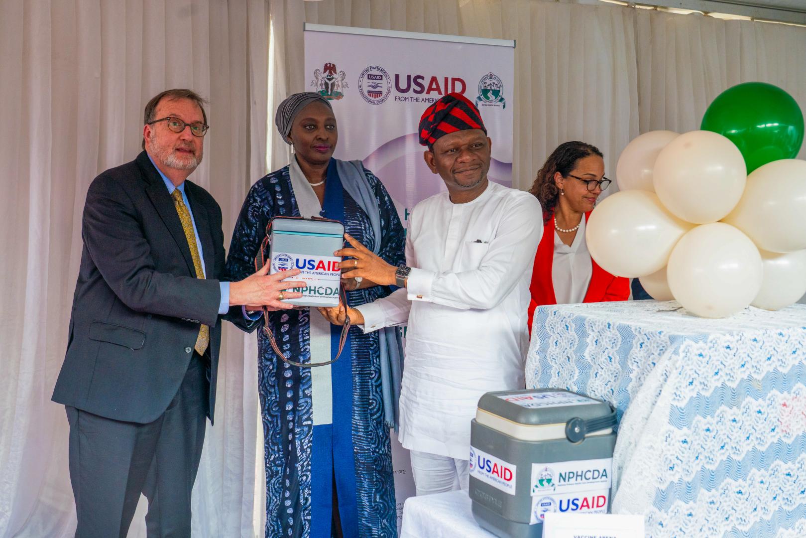 First-ever delivery of mpox vaccines in Africa outside of clinical trials arrives in Nigeria. (Credit WHO)