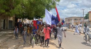 Endbadgovernance Takes New Twist In Kano Protesters Clutch Russia Flag 1