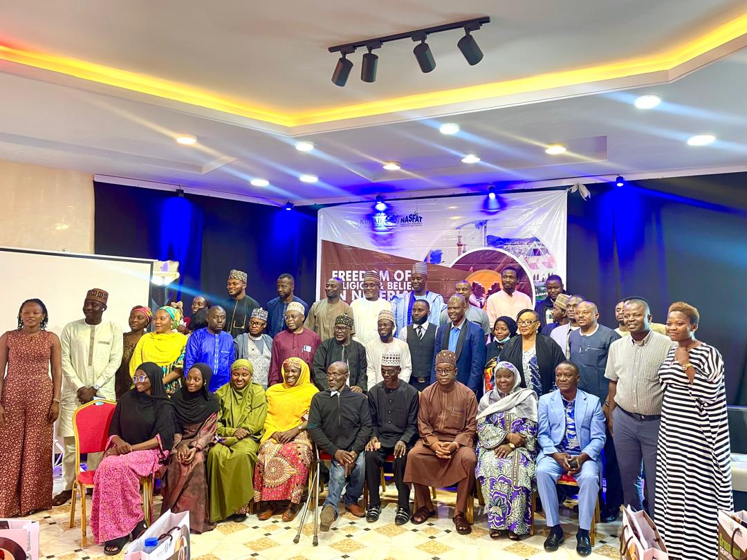 A cross section of stakeholders at the end of the sensitization programme in Jos