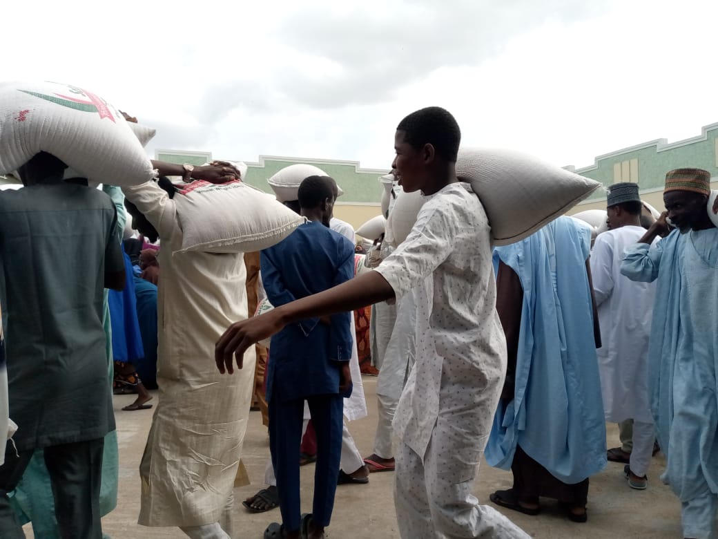 Rep. Satomi distributes 2,500 bags of wheat to constituents in Borno 3 IMG 20240811 WA0013