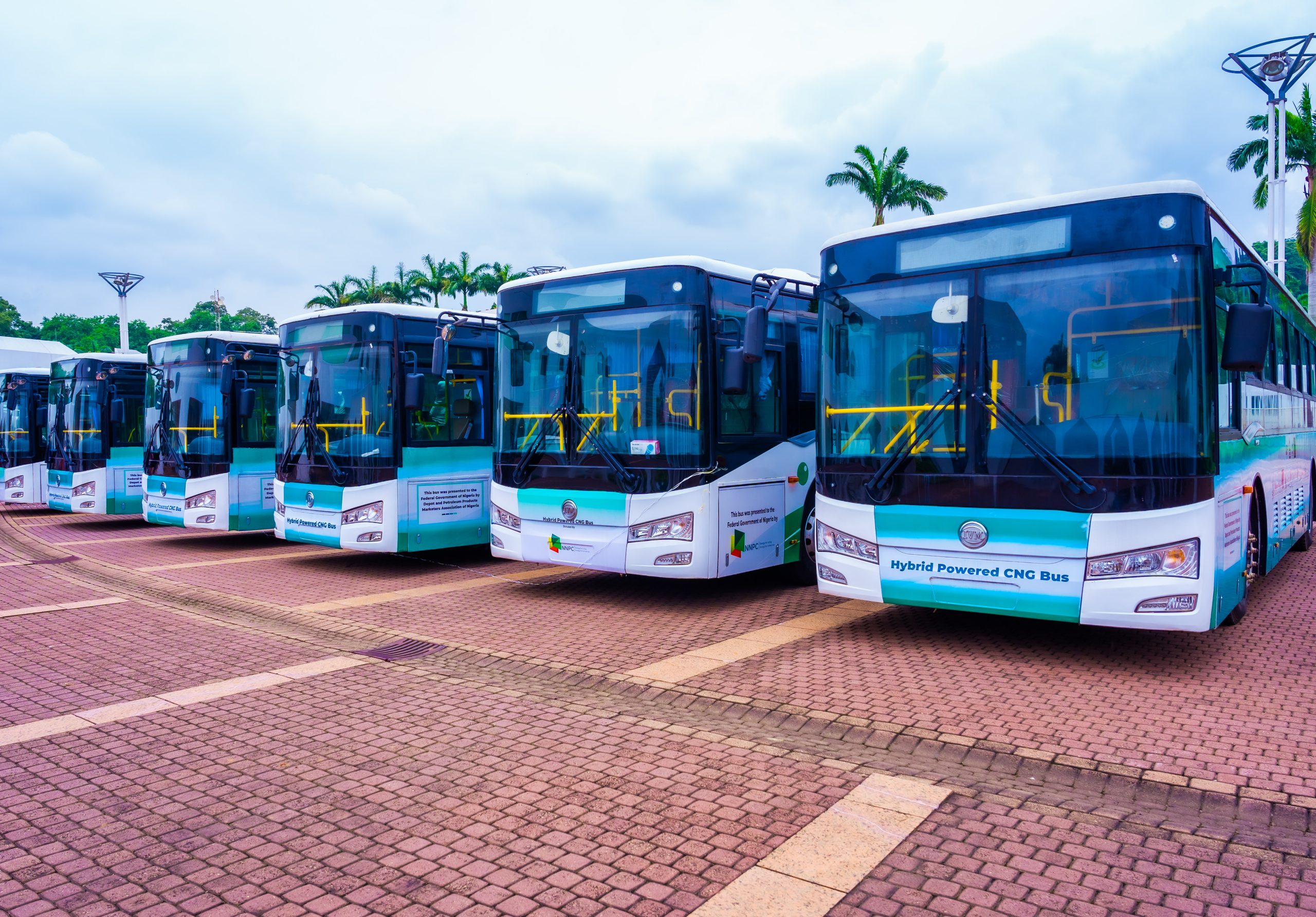 30 hybrid Compressed Natural Gas (CNG)-powered buses