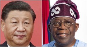 Chinese President, President Xi Jinping and Nigerian President Bola Tinubu