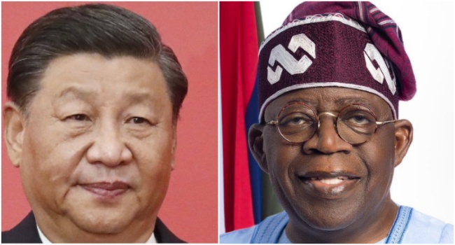 Chinese President, President Xi Jinping and Nigerian President Bola Tinubu