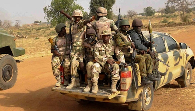 Troops of the Nigerian Army