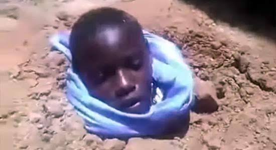 The victim, who was buried alive in Zaria