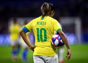Brazil football legend Marta